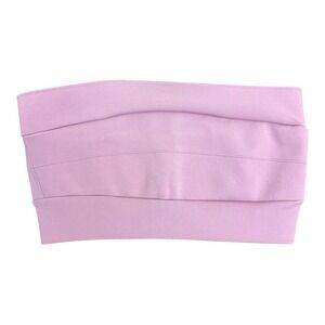 Forever‎ 21 Pink/Mauve Strapless Bandeau Top Medium Stretch Tube Crop